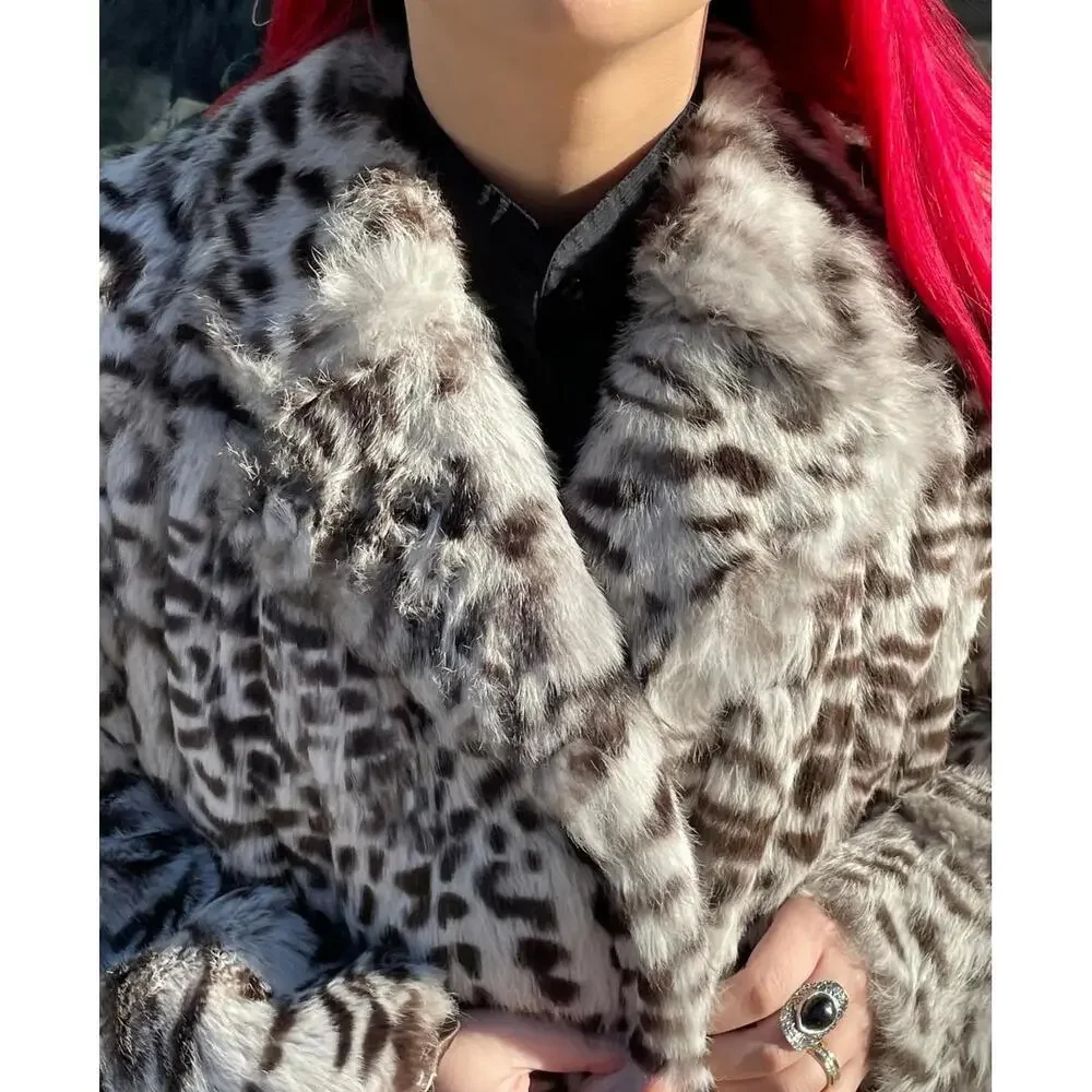 VIntage Rabbit Fur Coat - Picture 4 of 6